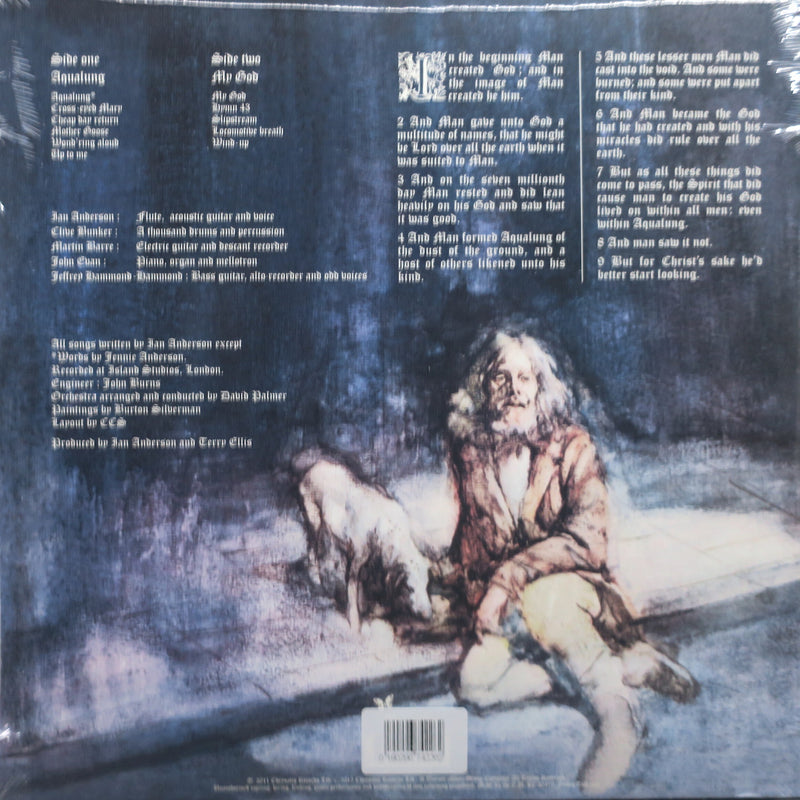 JETHRO TULL 'Aqualung' Steven Wilson Stereo Mix CLEAR Vinyl LP