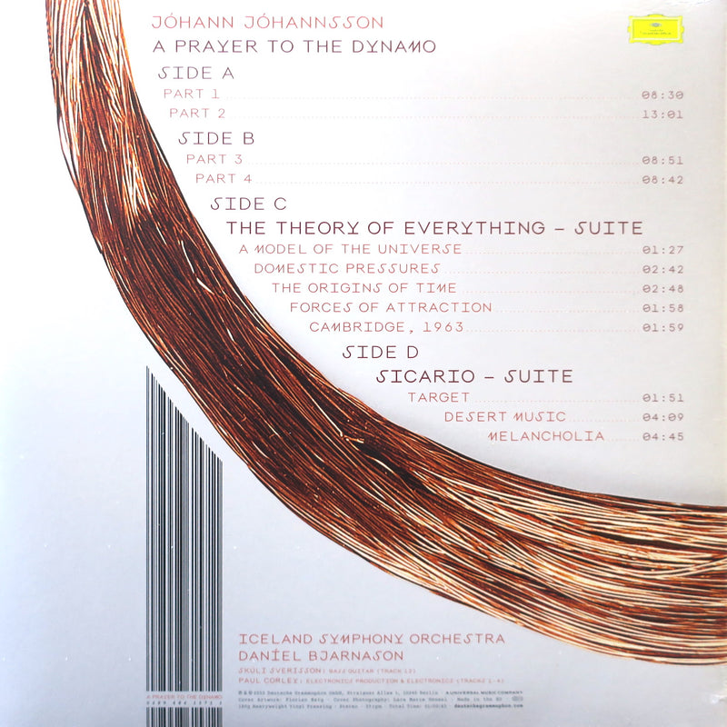 JOHANN JOHANNSSON 'A Prayer To The Dynamo ("Sicario" & "The Theory Of Everything")' Vinyl 2LP