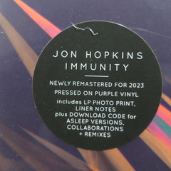 JON HOPKINS 'Immunity' 10th Anniversary PURPLE Vinyl 2LP