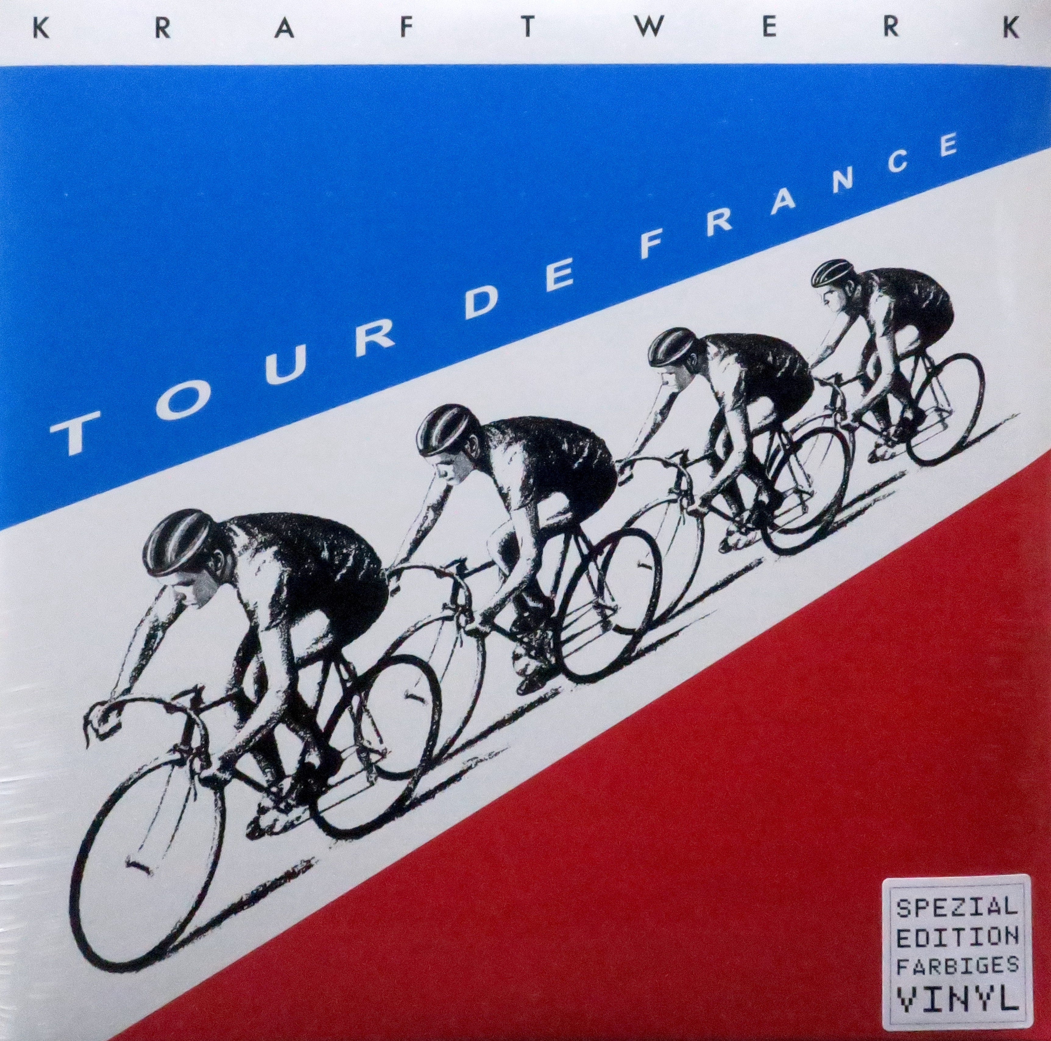 未使用品アナログレコード2LP　KRAFTWERK　TOUR DE FRANCE KRAFTWERK 'Tour De France' Remastered BLUE/RED Vinyl 2LP