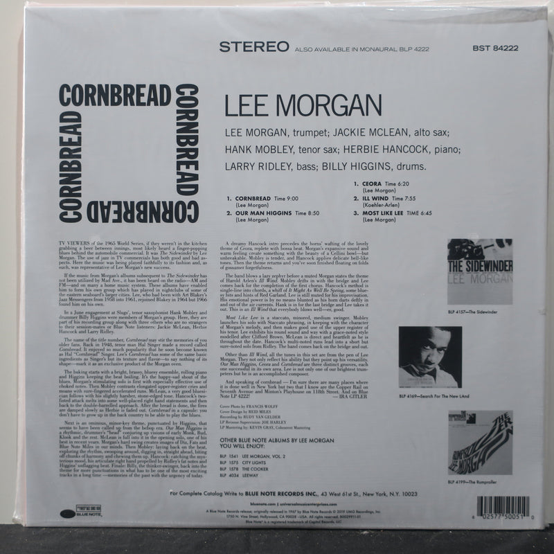 LEE MORGAN 'Cornbread' BLUE NOTE TONE POET 180g Vinyl LP