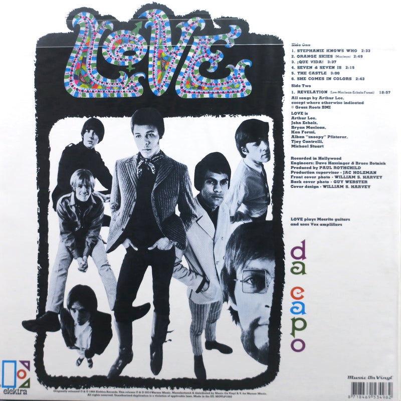 LOVE 'Da Capo' 180g Vinyl LP (1966 Folk/Psych Rock)