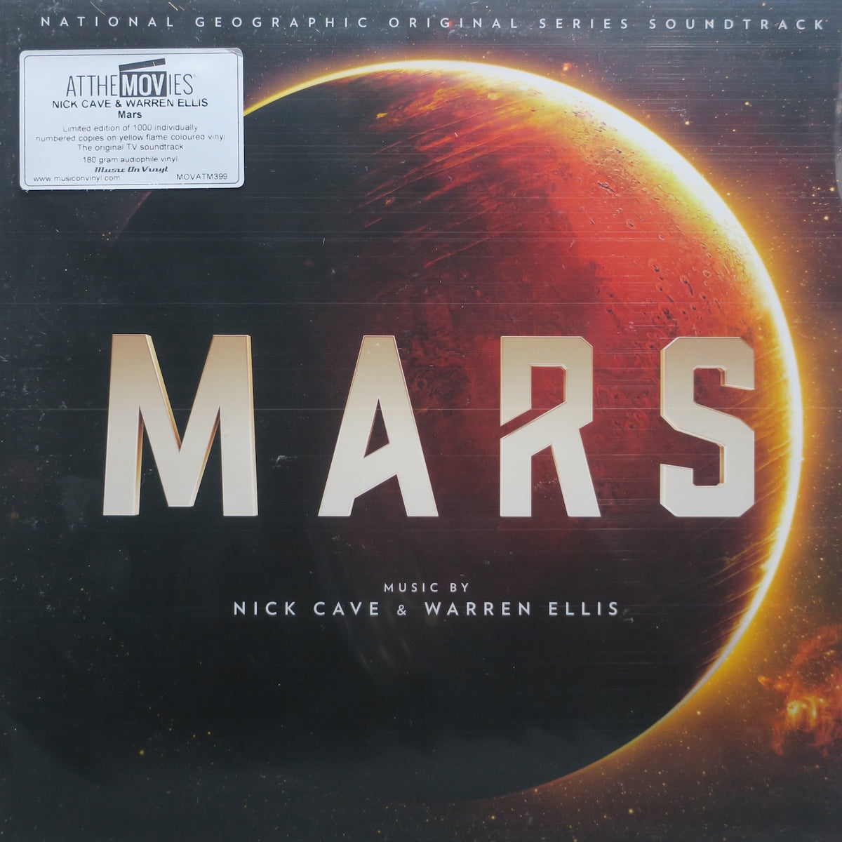 'MARS' Soundtrack (Nick Cave & Warren Ellis) 180g YELLOW FLAME Vinyl L ...