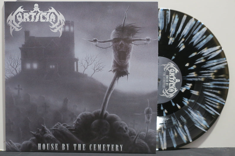 MORTICIAN 'House By The Cemetery' BLACK ICE SPLATTER Vinyl LP (1985 Death Metal)