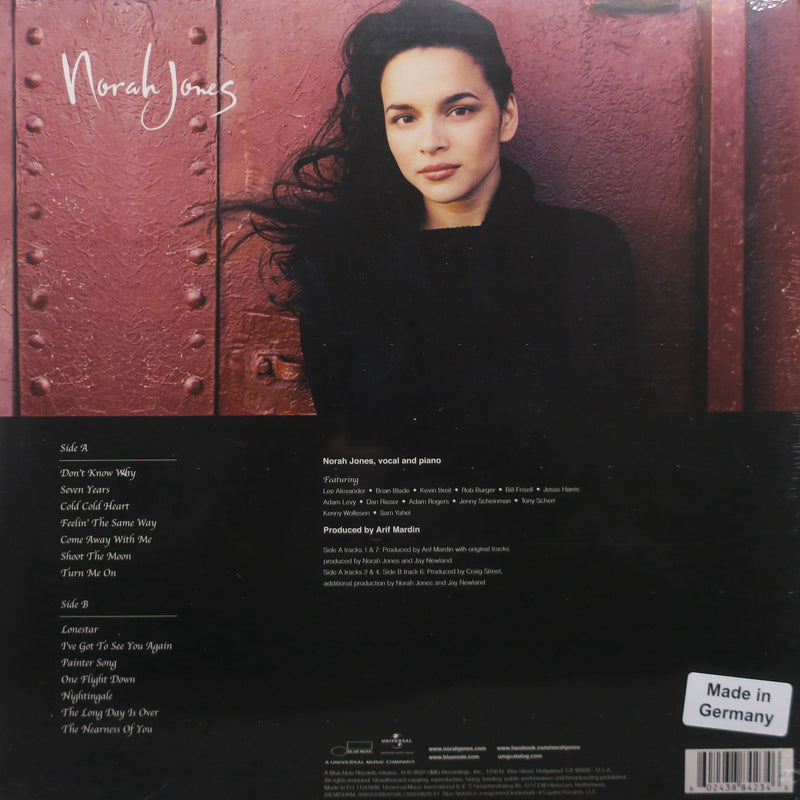 NORAH JONES 'Come Away With Me' Remastered Vinyl LP