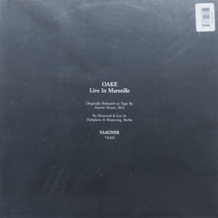 OAKE 'Live In Marseille' Vinyl 2LP (2015 Electronic/Industrial/Ambient)