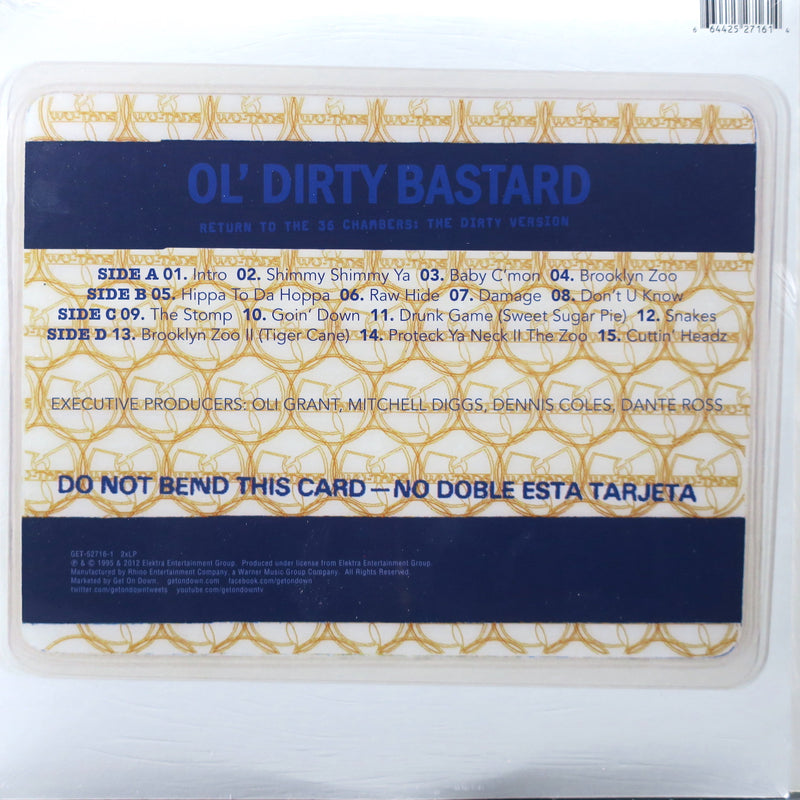 OL' DIRTY BASTARD 'Return To The 36 Chambers' Vinyl 2LP
