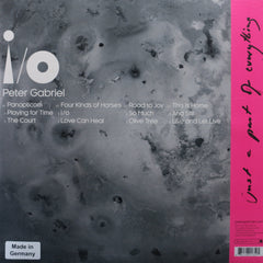 PETER GABRIEL 'I/O' (Bright Side) Vinyl 2LP