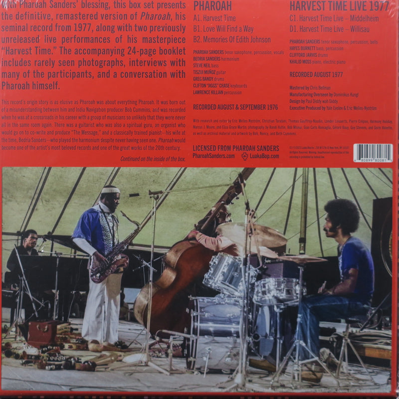 PHAROAH SANDERS 'Pharoah' Remastered Vinyl 2LP Box