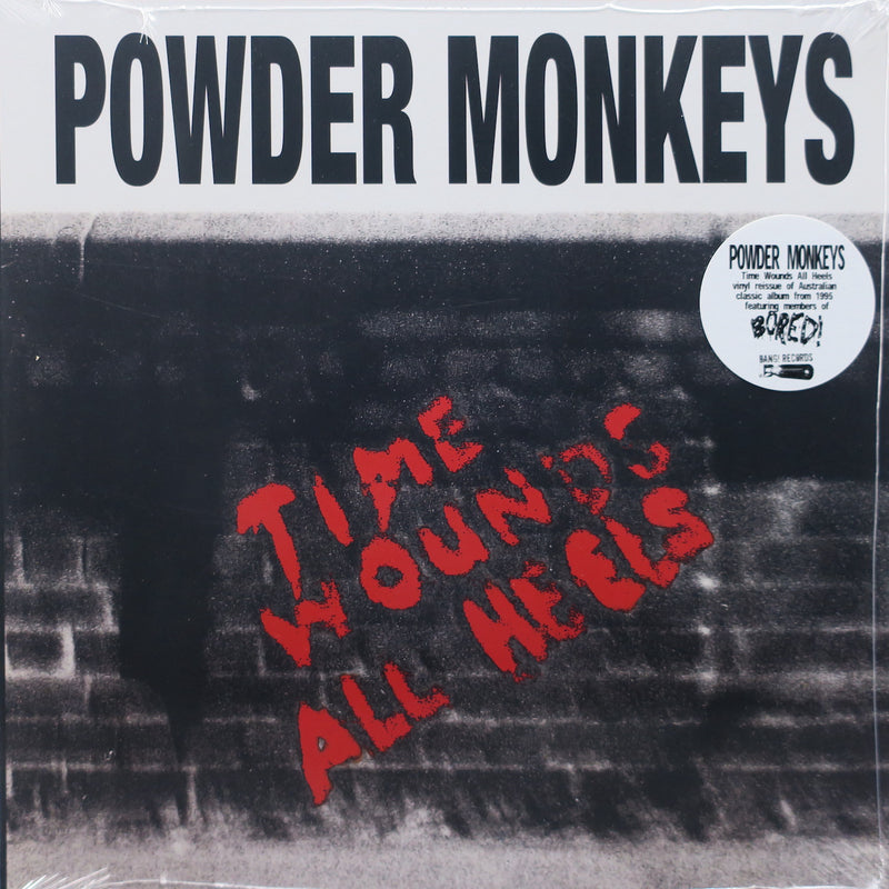 POWDER MONKEYS 'Time Wounds All Heels' Vinyl LP (1996 Oz Punk/Alt. Rock)