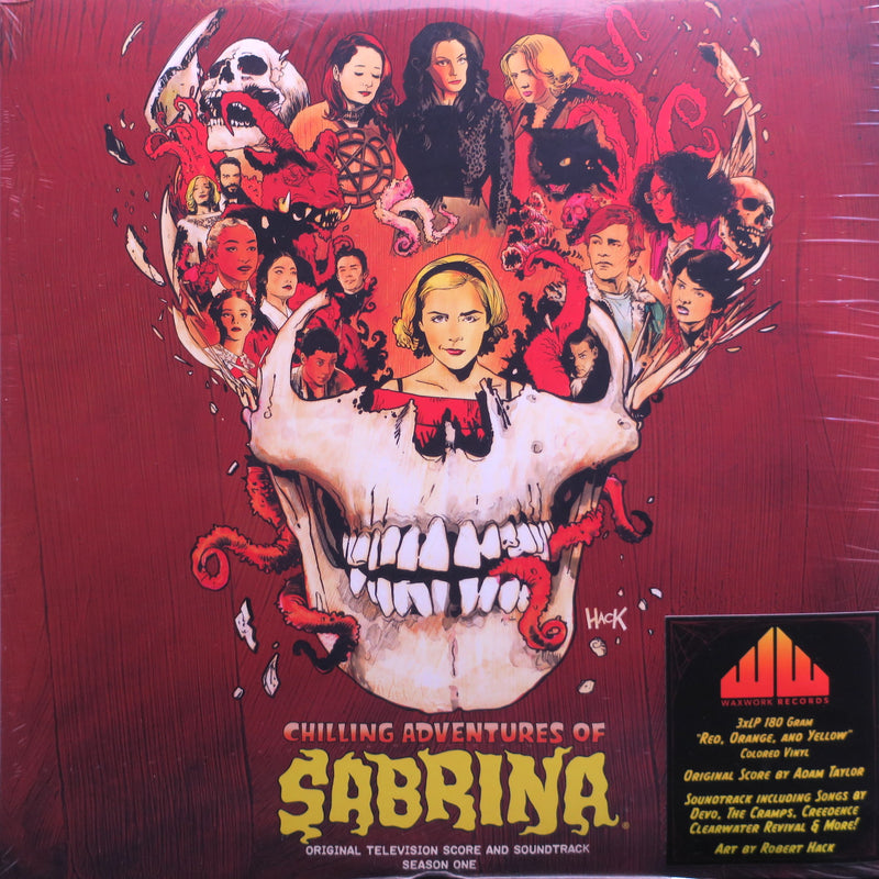 'CHILLING ADVENTURES OF SABRINA' Soundtrack RED/ORANGE/YELLOW Vinyl 3LP
