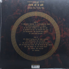 SICK OF IT ALL 'Live In A World Full Of Hate' CLEAR Vinyl LP (1993 Hardcore)