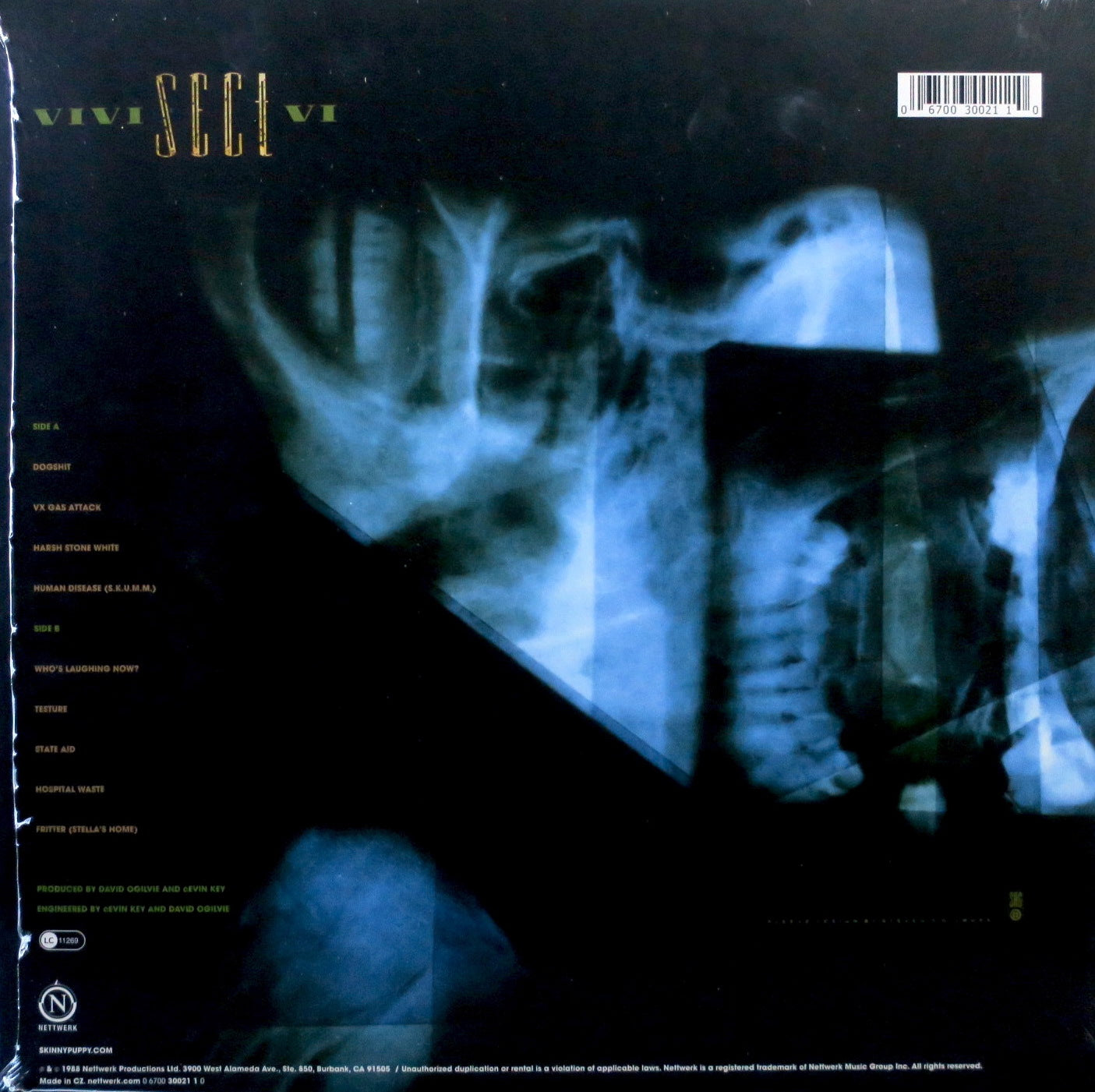 SKINNY PUPPY 'VIVIsectVI' Vinyl LP – GOLDMINE RECORDS PTY. LTD.
