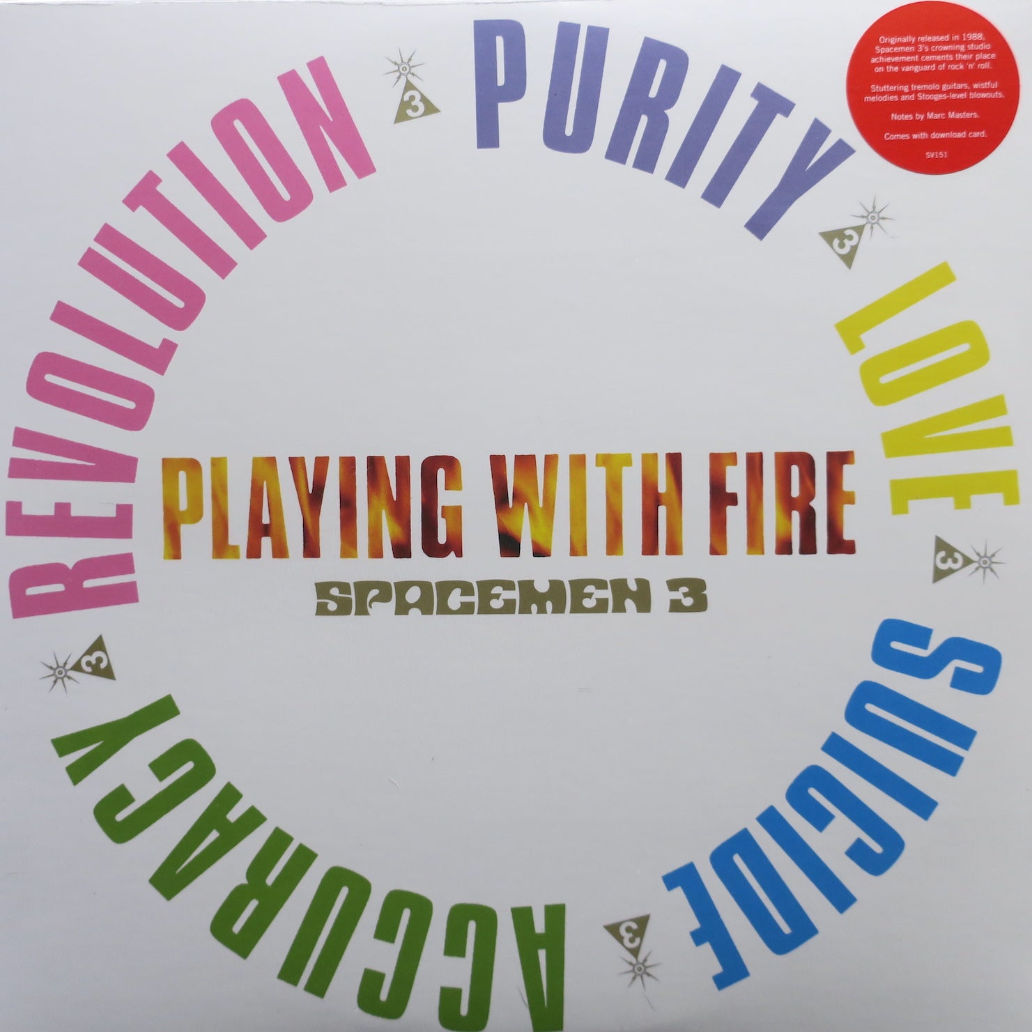 SPACEMEN 3 'Playing With Fire' Vinyl LP (1982 Indie/Psych