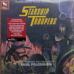 'STARSHIP TROOPERS' Soundtrack Deluxe 180g Vinyl 2LP + Poster