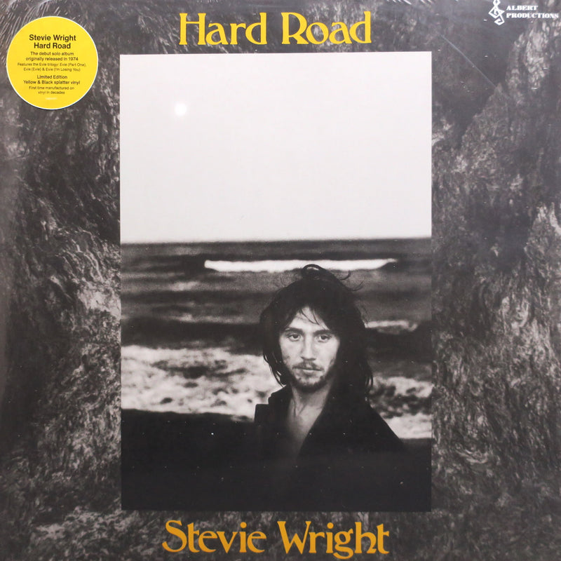 STEVIE WRIGHT 'Hard Road' YELLOW/BLACK SPLATTER Vinyl LP