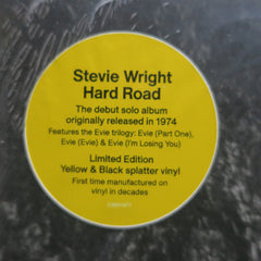 STEVIE WRIGHT 'Hard Road' YELLOW/BLACK SPLATTER Vinyl LP