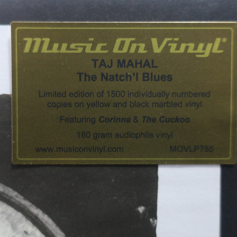 TAJ MAHAL 'Natch'l Blues' 180g YELLOW/BLACK Vinyl LP