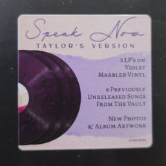 TAYLOR SWIFT 'Speak Now' VIOLET Vinyl 3LP