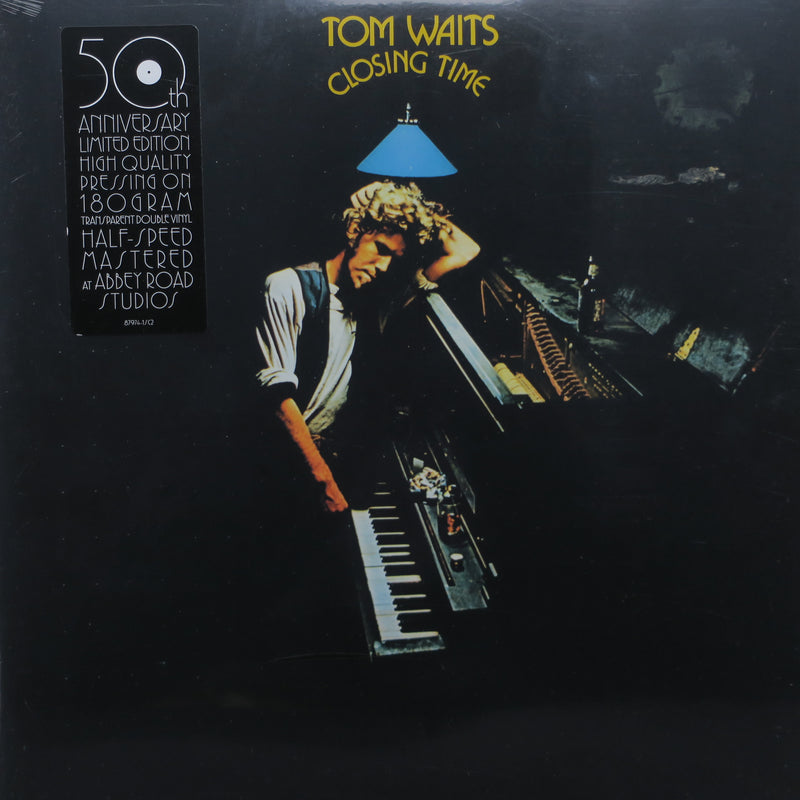 TOM WAITS 'Closing Time' 50th Anniversary CLEAR Vinyl 2LP