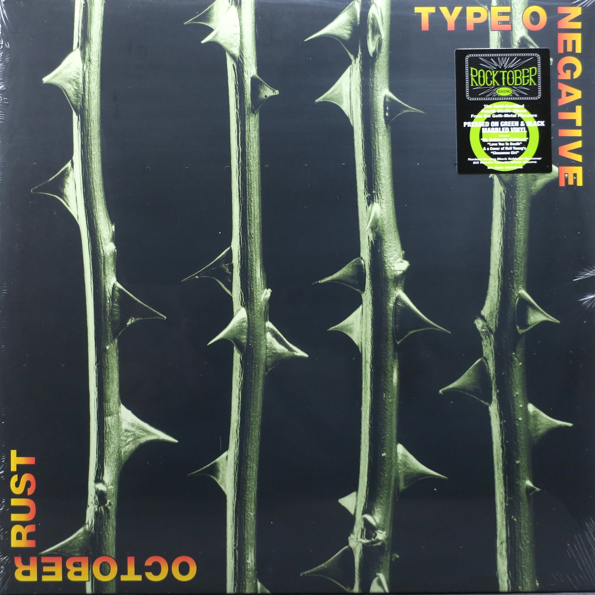 TYPE O NEGATIVE 'October Rust' ROCKtober GREEN/BLACK Vinyl 2LP ...