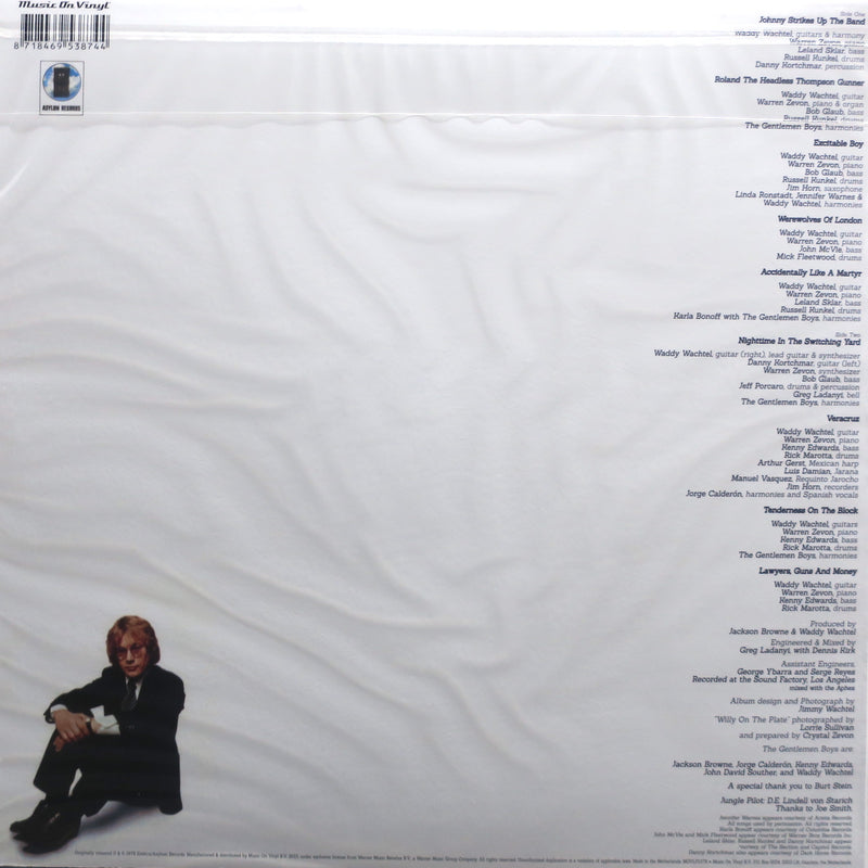 WARREN ZEVON 'Excitable Boy' 180g Vinyl LP (1978 Rock/Pop)