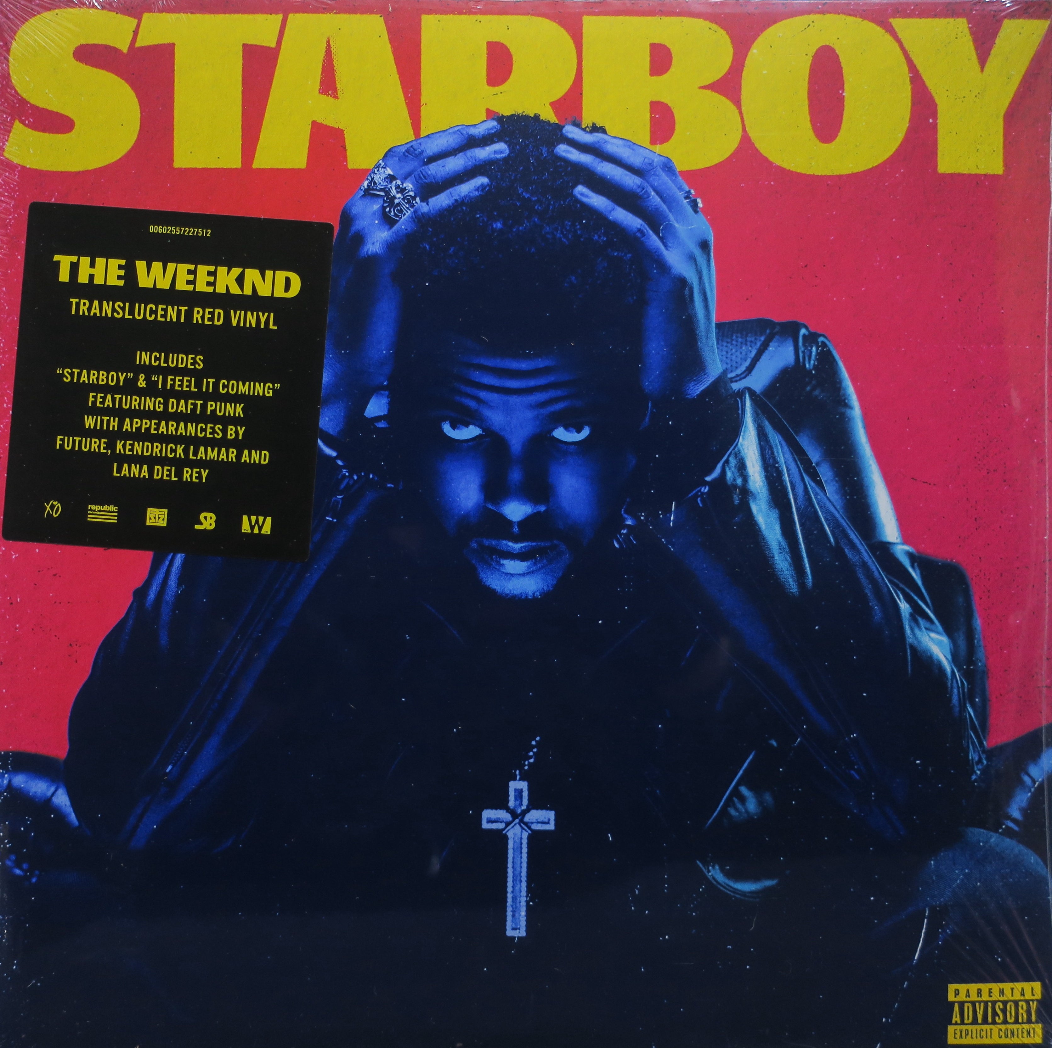WEEKND　STARBOY (TRANSLUCENT RED VINYL) s-l400.jpg