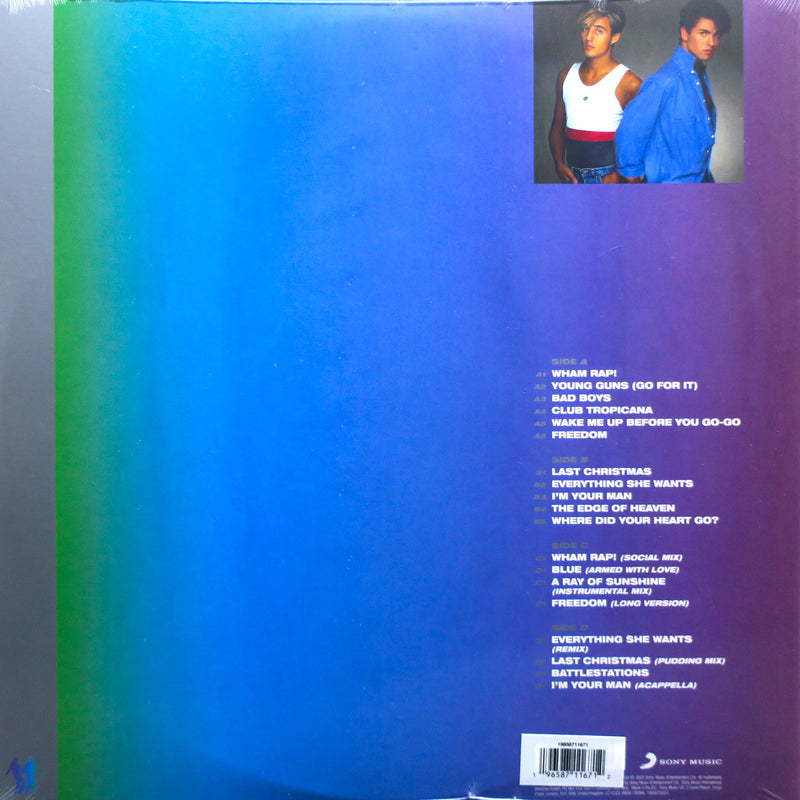 WHAM! 'Edge Of Heaven' BLUE Vinyl 2LP