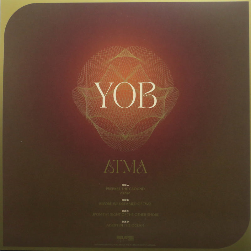 YOB 'Atma' OXBLOOD/GOLD Vinyl 2LP (2011 Doom)