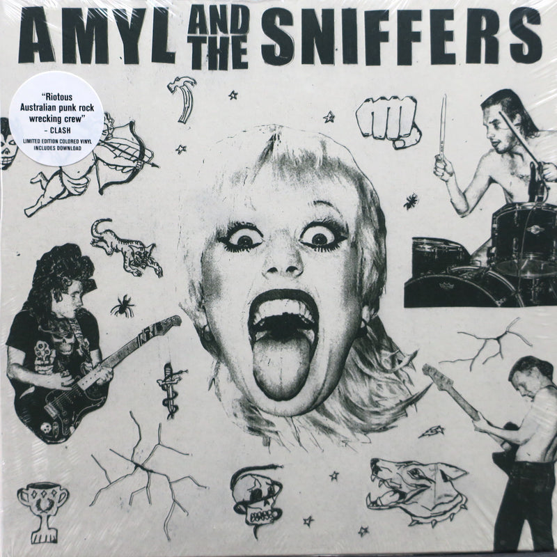 AMYL AND THE SNIFFERS s/t Ltd. Edition GOLD Vinyl LP