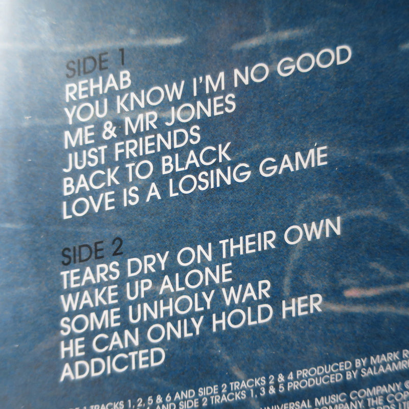 AMY WINEHOUSE 'Back To Black' UK Vinyl LP