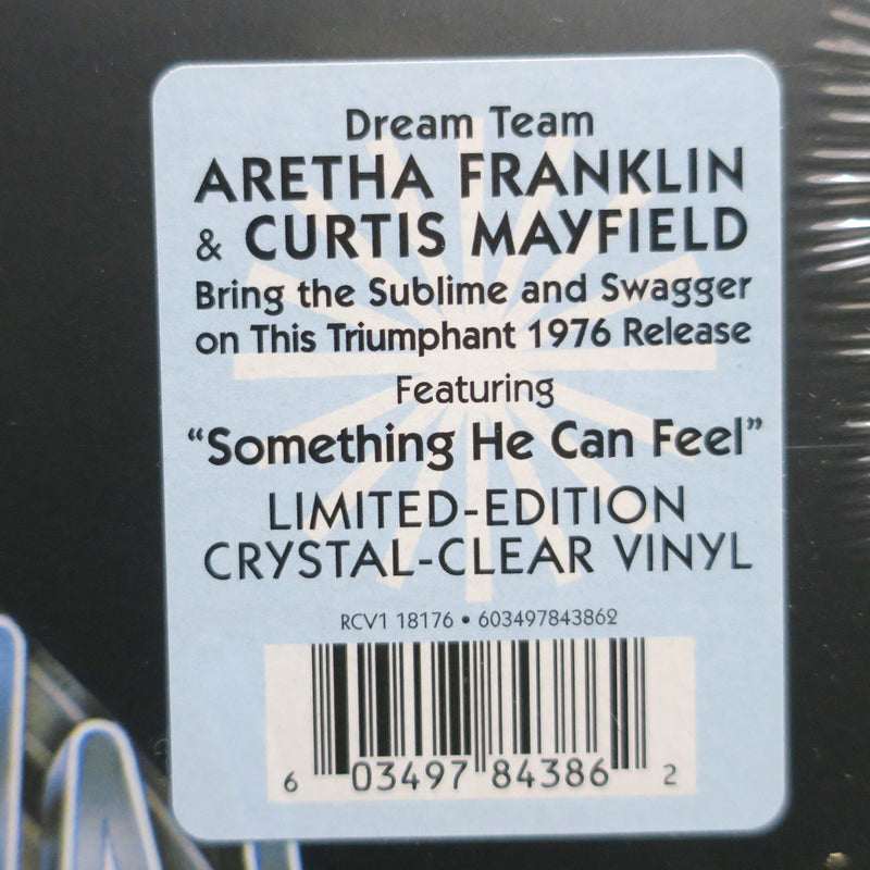 ARETHA FRANKLIN 'Sparkle' CLEAR Vinyl LP