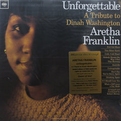 ARETHA FRANKLIN 'Unforgettable: Tribute To Dinah Washington' 180g CLEAR Vinyl LP