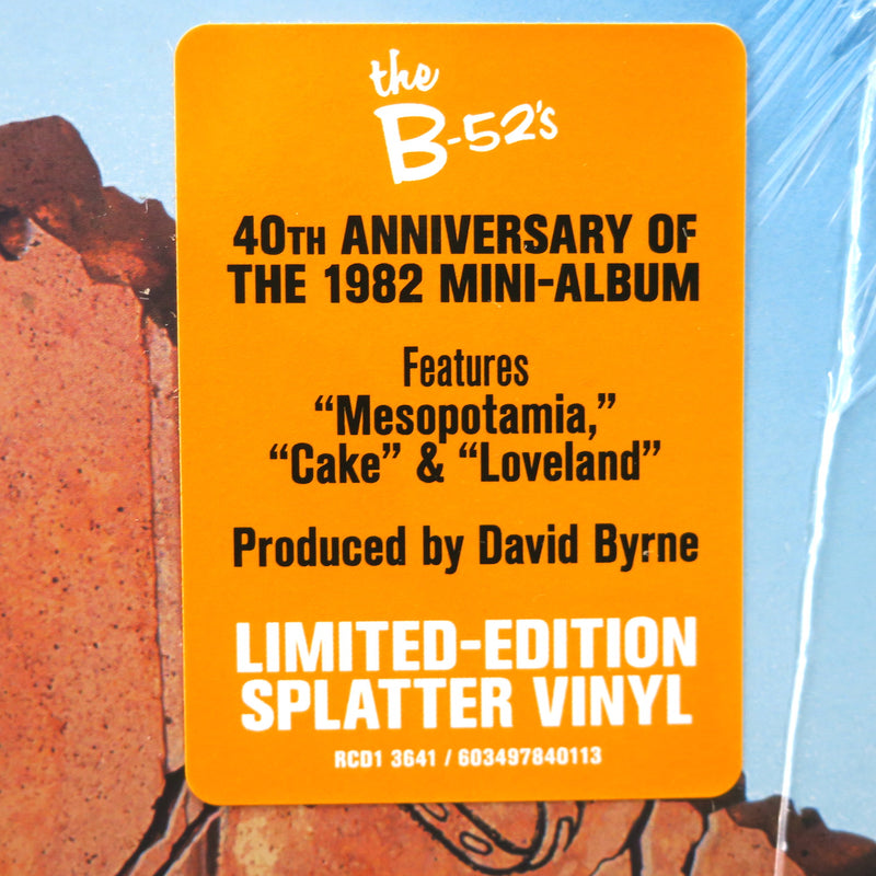 B-52's 'Mesopotamia' CLEAR/ORANGE SPLATTER Vinyl LP