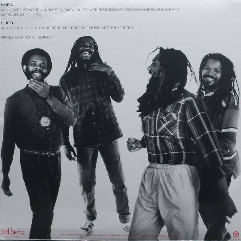 BAD BRAINS 'Quickness' Remastered Vinyl LP (1989 Punk/Reggae)