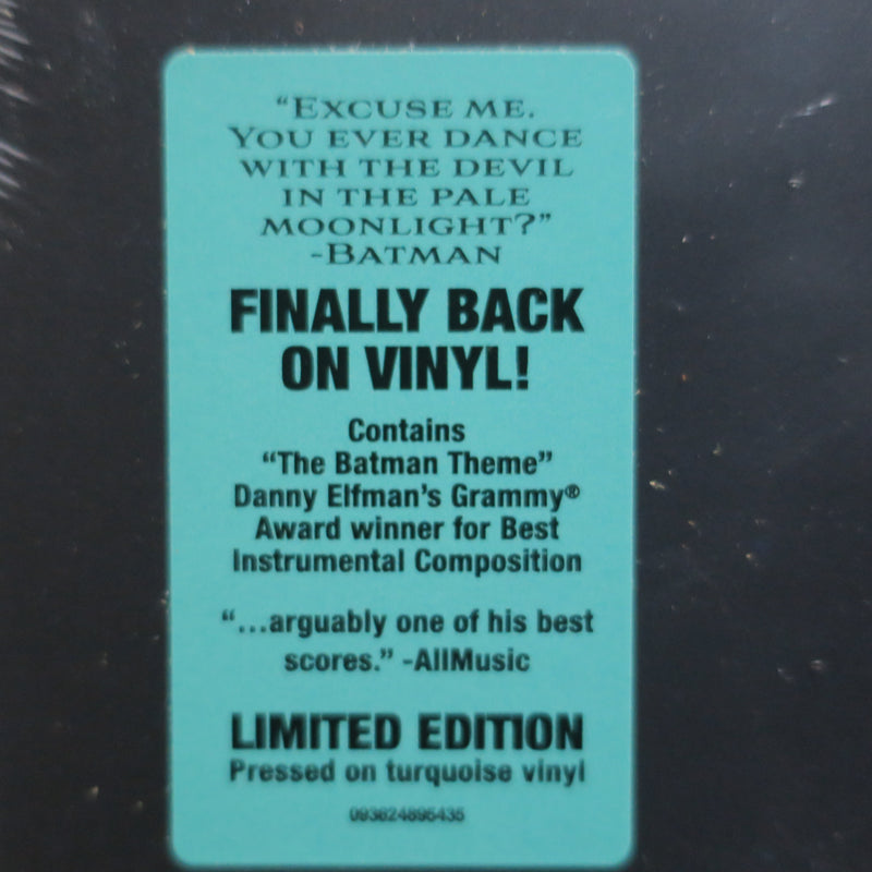 'BATMAN' Soundtrack by Danny Elfman TURQUOISE Vinyl LP