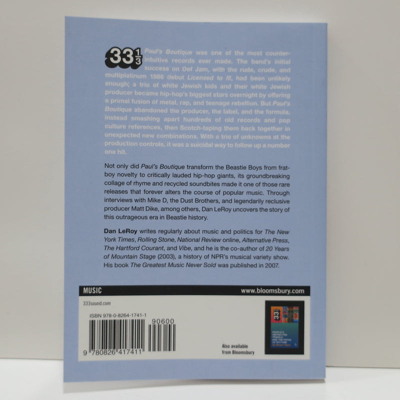BEASTIE BOYS 'Paul's Boutique' 33⅓ Book #30