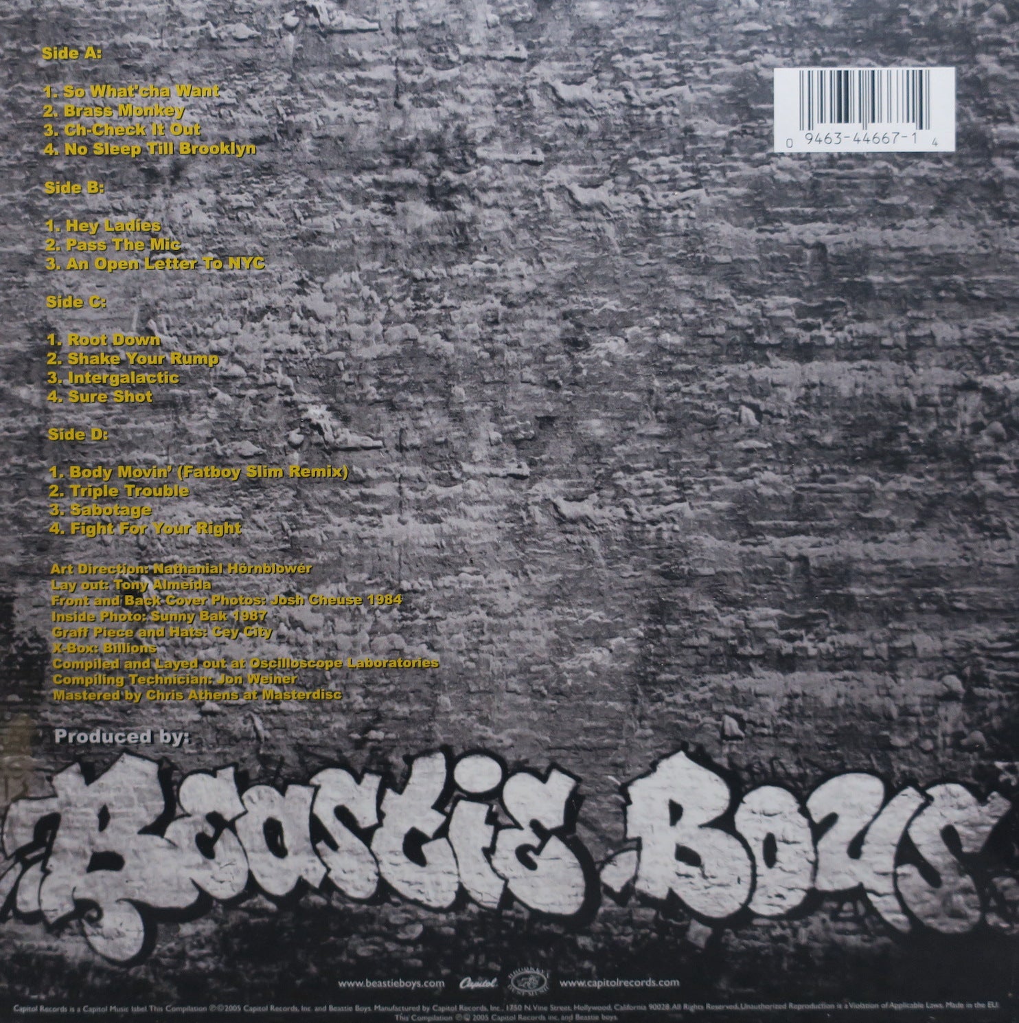 BEASTIE BOYS 'Solid Gold Hits' Vinyl 2LP – GOLDMINE RECORDS PTY. LTD.