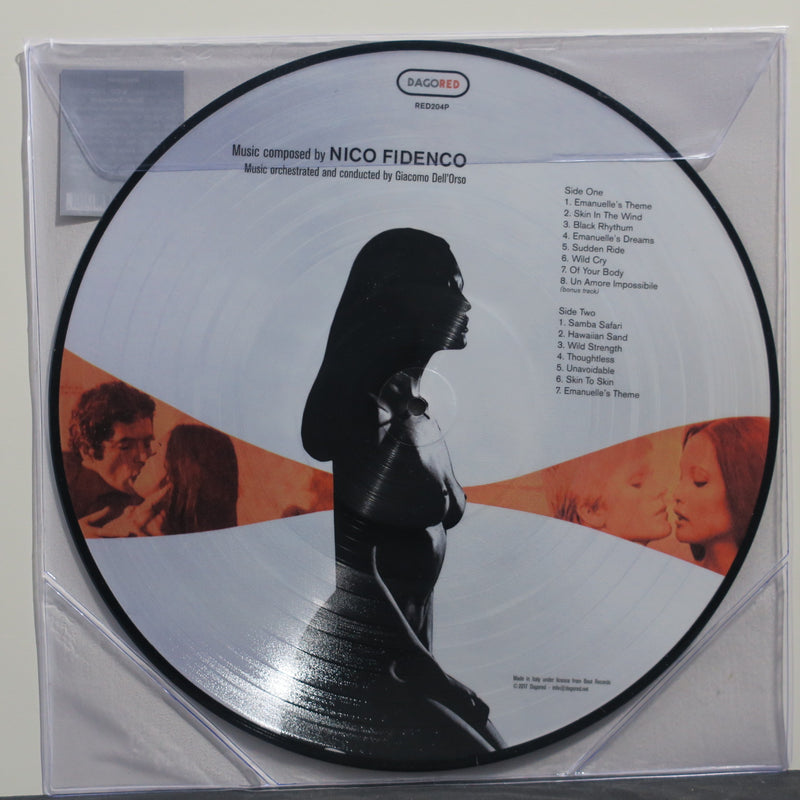 'BLACK EMANUELLE' Soundtrack by Nico Fidenco PICTURE DISC Vinyl LP