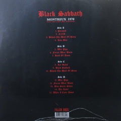 BLACK SABBATH 'Live At Montreux 1970' CLEAR/RED Vinyl 2LP