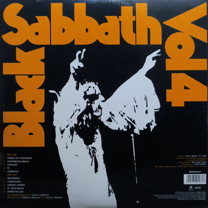 BLACK SABBATH 'Vol 4' 180g Vinyl LP