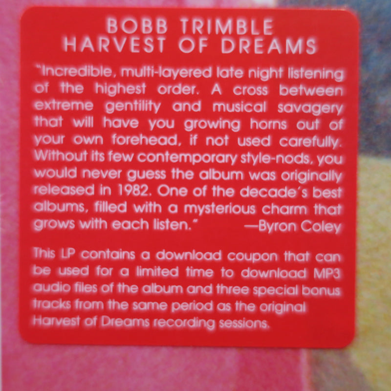 BOBB TRIMBLE 'Harvest Of Dreams' Vinyl LP (1982 Lo-Fi Folk)