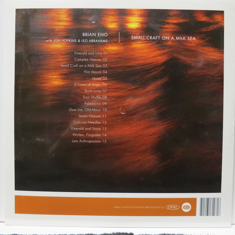BRIAN ENO 'Small Craft On A Milk Sea' Vinyl 2LP