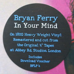 BRYAN FERRY 'In Your Mind' Remastered 180g Vinyl LP (1977 Glam/Pop/Rock)