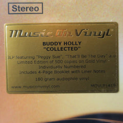 BUDDY HOLLY 'Collected' 180g GOLD Vinyl 2LP