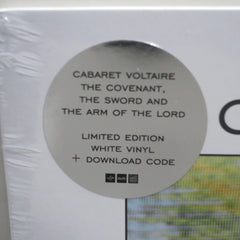CABARET VOLTAIRE 'The Covenant, The Sword And The Arm Of The Lord' WHITE Vinyl LP (1985 Industrial/Electro)