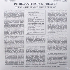 CHARLIE MINGUS 'Pithecanthropus Erectus' SPEAKERS CORNER Remastered 180g Vinyl LP