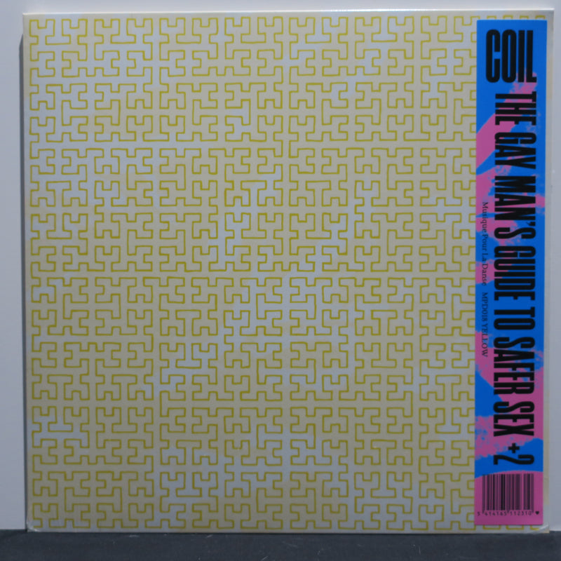 COIL 'Theme from Gay Man's Guide To Safer Sex' YELLOW Vinyl LP