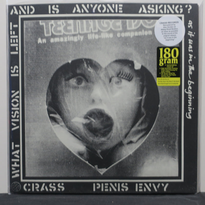 CRASS 'Penis Envy' Remastered Vinyl LP