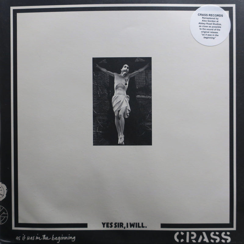 CRASS 'Yes Sir, I Will' Remastered Vinyl LP